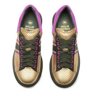 Hollie Watman Spots and Stripes Sneakers Size 8